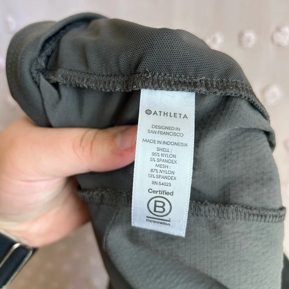 Athleta Trekki North‎ Joggers High Rise Sz 4 Olive Green
